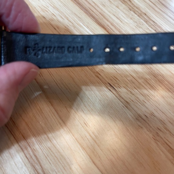 VTG Lorus Quartz Disney Mickey Mouse New Battery Watch Black Leather Seiko - Picture 4 of 8